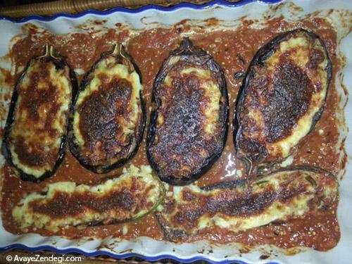 بادمجان شکم پر، خوشمزه و انرژیزا بادمجان شکم پر، خوشمزه و انرژیزا