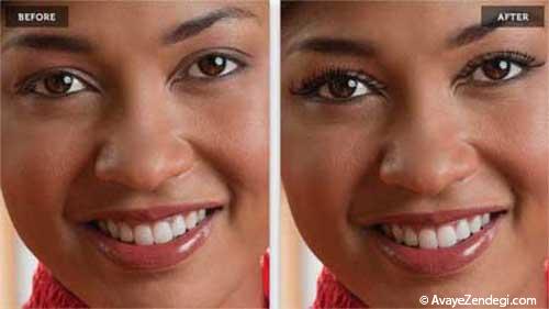 افزودن مژه های زیبا توسط فتوشاپ افزودن مژه های زیبا توسط فتوشاپ