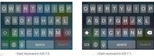 تفاوت iOS 7.1 را با 7.0.6 iOS مشاهده کنید 