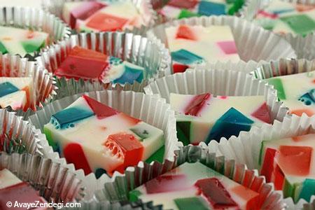نمونه هایی از تزیین ژله (3) نمونه هایی از تزیین ژله (3)