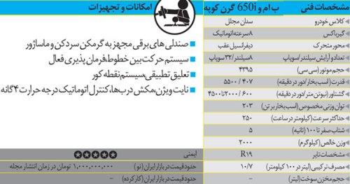  راهنمای خرید سدان بزرگ: بنز E200 و ب ام و 650i 