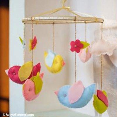  آموزش آویز نمدی 