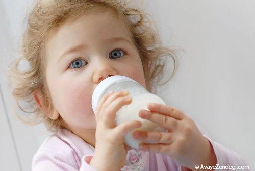 زیانهای شیشه شیر برای نوزادان
