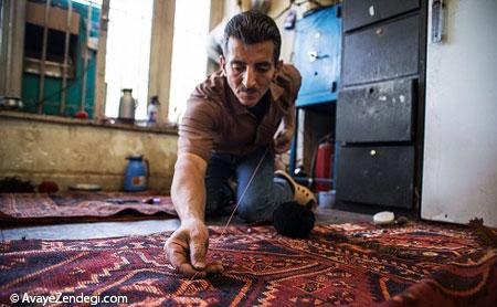 هنر رفوگری فرش