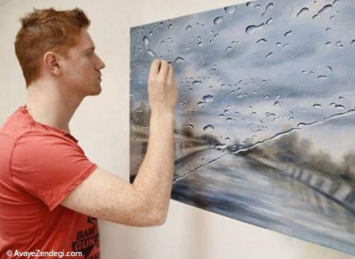  نقاشی های زیبا داخل شیشه ماشین 