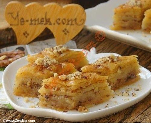 بهترین باقلواها برای پذیرایی در عید باقلوا باقلوای سه رنگ قزوین